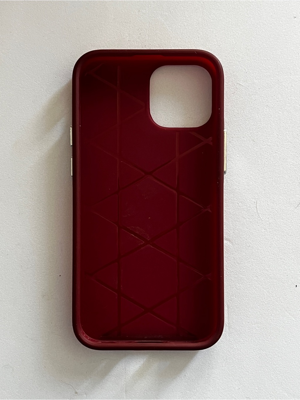 iPhone 13 miniDeep Red Protective Phone Case with Enhanced Shock Resistance